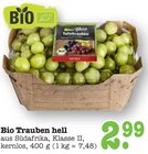 Bio Trauben hell Angebote bei E center Ludwigshafen für 2,99 €
