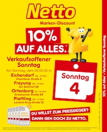 Netto Marken-Discount Prospekt Ortenburg "10% auf ALLES." mit 2 Seiten