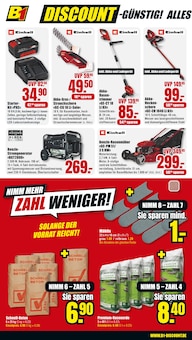 Aktueller B1 Discount Baumarkt Prospekt "BESTPREISE DER WOCHE!" Seite 2 von 6 Seiten für Recklinghausen