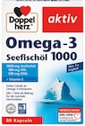 Aktiv Omega-3 Seefischöl 1000 von Doppelherz für 5,79 € bei Rossmann im Angebot Aktiv Omega-3 Seefischöl 1000 von Doppelherz im aktuellen Rossmann Prospekt