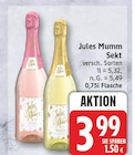Sekt von Jules Mumm für 3,99 € bei EDEKA im Angebot Sekt von Jules Mumm im aktuellen EDEKA Prospekt