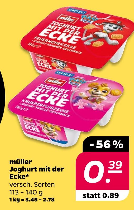 Joghurt mit der Ecke