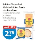 Glutenfrei im V-Markt Prospekt Glutenfrei Meisterbäcker Brote von Schär im aktuellen V-Markt Prospekt für 2,79 €