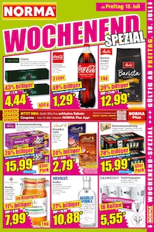 Coca Cola Angebot im Norma Prospekt, gültig von 14.07.2025 bis 19.07.2025 Coca Cola Angebot im aktuellen Norma Prospekt auf Seite 17