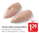 Frische Hähnchenbrustfilets Angebote bei EDEKA Mannheim für 1,29 €