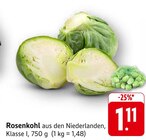 Rosenkohl im Angebot bei EDEKA in Koblenz Rosenkohl Angebote bei EDEKA Koblenz für 1,11 €