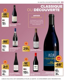 Prix et réduction Crozes-Hermitage dans le prospectus Carrefour en cours Offre Crozes-Hermitage dans le catalogue Carrefour du moment à la page 25