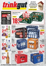 Getränkemarkt Prospekt von Trinkgut Bornheim Trinkgut Prospekt: "Aktuelle Angebote", 4 Seiten, 30.05.2023 - 03.06.2023