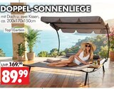 DOPPEL-SONNENLIEGE im Angebot bei Wreesmann in Dresden DOPPEL-SONNENLIEGE Angebote von Top Garten bei Wreesmann Dresden für 89,99 €