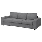3er-Bettsofa mit breiten Armlehnen/Lejde grau/schwarz mit breiten Armlehnen/Lejde grau/schwarz Angebote von VIMLE bei IKEA Siegen für 1.279,00 €