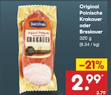 Original Polnische Krakauer bei Netto Marken-Discount im Osnabrück Prospekt für 2,99 €