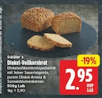 Dinkel-Vollkornbrot von Schäfer´s für 2,95 € bei EDEKA im Angebot Dinkel-Vollkornbrot von Schäfer´s im aktuellen EDEKA Prospekt