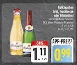 E center Lohr - Sekt, Fruchtsecco oder Alkoholfrei Angebot im Prospekt Sekt, Fruchtsecco oder Alkoholfrei bei E center im Lohr Prospekt für 0,99 €