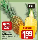 Gold Ananas im REWE Prospekt Gold Ananas von REWE Beste Wahl im aktuellen REWE Prospekt für 1,99 €