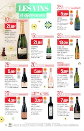 Promos Champagne dans le catalogue "DÉLICIEUSES PÂQUES" de Supermarchés Match Champagne en promo dans le catalogue Supermarchés Match à la page 24