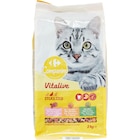 Croquettes pour chats adultes - CARREFOUR COMPANINO VITALIVE dans le catalogue Carrefour