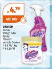 Pulver im Angebot bei Müller in Neuss Pulver Angebote von Vanish bei Müller Neuss für 4,79 €