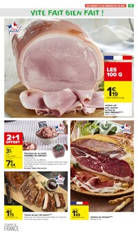 Promo Rôti De Porc dans le catalogue Carrefour Market du moment à la page 17