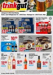 Trinkgut Discounter Prospekt der aktuellen Woche mit 4 Seiten, gültig von 15.06.2026 bis 20.06.2026, in Furth im Wald und Umgebung Aktueller Trinkgut Discounter Prospekt in Furth im Wald und Umgebung, "Aktuelle Angebote" mit 4 Seiten, 15.06.2026 - 20.06.2026