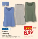 Damenbekleidung im Lidl Prospekt Leinen-Top von ESMARA im aktuellen Lidl Prospekt für 6,99 €