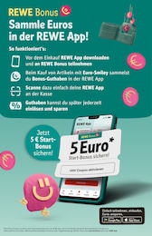 REWE App im Prospekt 