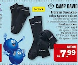 Herren Sneaker- oder Sportsocken Angebote von CAMP DAVID bei Marktkauf Nürnberg für 7,99 €