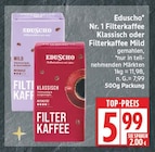 Nr. 1 Filterkaffee Klassisch von Eduscho im aktuellen EDEKA Prospekt