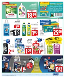 Ariel im EDEKA Prospekt "5% MONTAGS-RABATT" mit 28 Seiten (München)