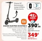Electric Scooter 5 - Xiaomi en promo à 349,00 € chez Hyper U Electric Scooter 5 - Xiaomi dans le catalogue Hyper U