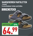 Damen/Herren Pantoletten Arizona von Birkenstock für 64,99 € bei Marktkauf im Angebot Damen/Herren Pantoletten Arizona von Birkenstock im aktuellen Marktkauf Prospekt
