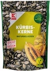 Kürbiskerne naturbelassen von K-Classic für 1,49 € bei Kaufland im Angebot Kürbiskerne naturbelassen von K-Classic im aktuellen Kaufland Prospekt