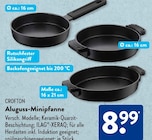 Aluguss-Minipfanne im ALDI SÜD Prospekt Aluguss-Minipfanne von Crofton im aktuellen ALDI SÜD Prospekt für 8,99 €