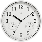 Horloge murale avec thermomètre et hygromètre - AURIOL en promo chez Lidl Horloge murale avec thermomètre et hygromètre - AURIOL dans le catalogue Lidl