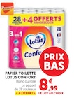 Papier toilette Confort - LOTUS à 8,99 € dans le catalogue U Express