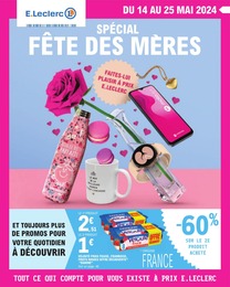 Prospectus Supermarchés de E.Leclerc à Saint-Vincent-sur-Oust: "Spécial Fête des mères", 60 pages, 14/05/2024 - 25/05/2024