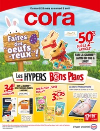 Prospectus Cora "Faites des "oeufs-reux" !", 48 pages, 28/03/2023 - 08/04/2023