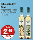 Sirup von Schmankerlhof im aktuellen V-Markt Prospekt für 2,99 €