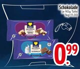 Aktuelles Schokolade Angebot bei EDEKA in Ingolstadt ab 0,99 €