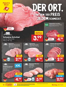 Schweinefleisch im Netto Marken-Discount Prospekt "Aktuelle Angebote" mit 54 Seiten (Ulm)