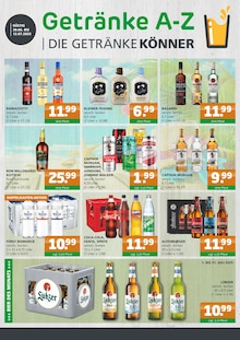 Bier im Getränke A-Z Prospekt "DIE GETRÄNKEKÖNNER" mit 4 Seiten (Eberswalde)