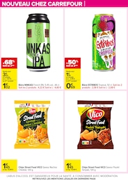 Prix et réduction Chips dans le prospectus Carrefour en cours Offre Chips dans le catalogue Carrefour du moment à la page 50
