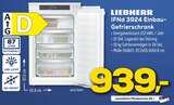 Aktuelles IFNd 3924 Einbau-Gefrierschrank Angebot bei EURONICS EGN in Hildesheim ab 939,00 €