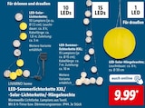 Lidl Herten - LED-Sommerlichterkette XXL/-Solar-Lichterkette/-Hängeleuchte Angebot im Prospekt LED-Sommerlichterkette XXL/-Solar-Lichterkette/-Hängeleuchte bei Lidl im Herten Prospekt für 9,99 €