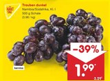 Trauben dunkel Angebote von MARKT TAG bei Netto Marken-Discount Mainz für 1,99 €