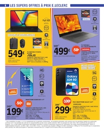 Offre Lenovo dans le catalogue E.Leclerc du moment à la page 6