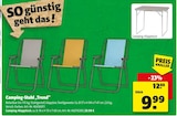 Aktuelle Campingstuhl Angebote bei Hagebaumarkt in Karlsruhe Aktuelles Camping-Stuhl „Trend“ oder Camping-Klapptisch Angebot bei Hagebaumarkt in Karlsruhe ab 9,99 €