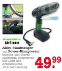 AirStorm Akku-Staubsauger und Power-Kompressor im Angebot bei E center in Rastatt AirStorm Akku-Staubsauger und Power-Kompressor Angebote von HammerSmith bei E center Rastatt für 49,99 €