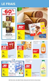 Kinder en promo dans le catalogue Carrefour à la page 39