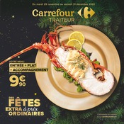 Prospectus Carrefour Market à Rillieux-la-Pape, "Carrefour Traiteur", 32 pages de promos valables du 29/11/2022 au 31/12/2022
