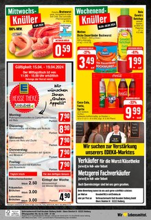 Coca Cola im EDEKA Prospekt "Aktuelle Angebote" mit 24 Seiten (Stolberg (Rheinland, Kupferstadt))